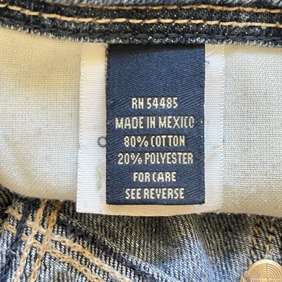 American Eagle Shorts 8 Blue Denim Jean Front Snap - Picture 4 of 5